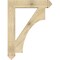 Ekena Millwork Westlake Arts & Crafts Rough Sawn Bracket, Douglas Fir, 6"W x 36"D x 48"H BKT06X36X48WTL03RDF - alternate 3